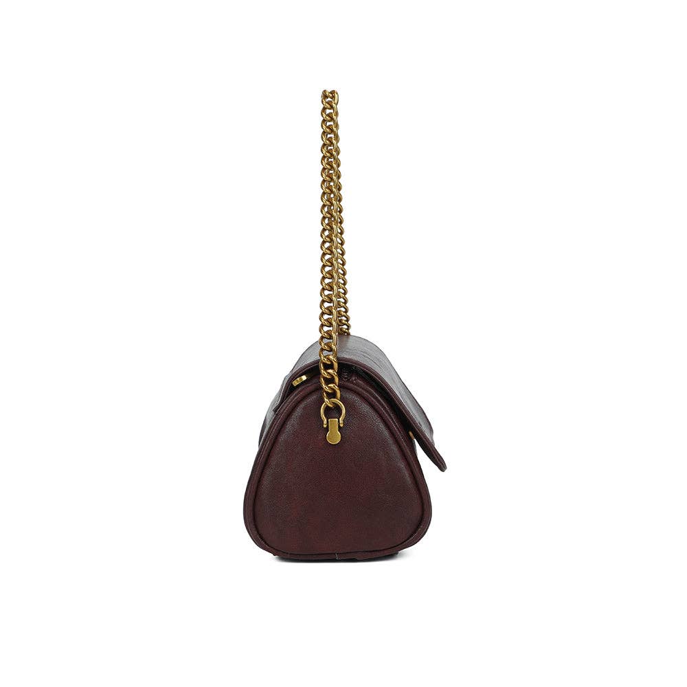 Le Malo crossbodytaske med guldkæde