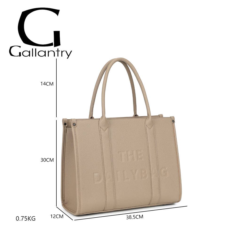 Gallantry - Le Velin - Tote-taske: Noir