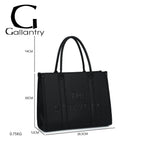 Gallantry - Le Velin - Tote-taske: Noir