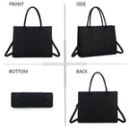 Gallantry - Le Velin - Tote-taske: Noir
