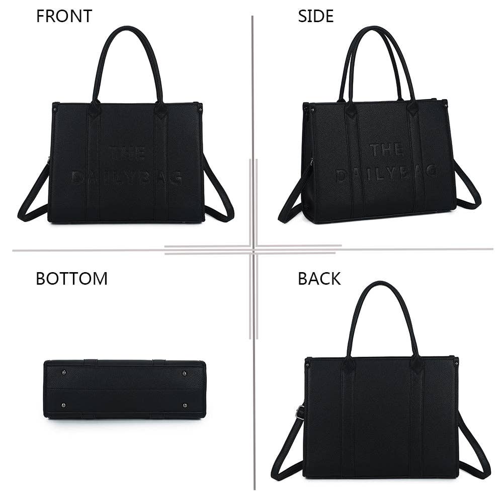 Gallantry - Le Velin - Tote-taske: Noir