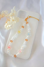 „Softy Bloom“ | Blomster & Krystaller Beaded Telefonsnor