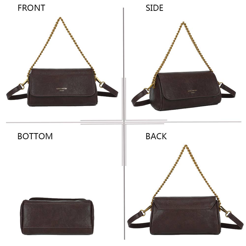 Le Malo crossbodytaske med guldkæde