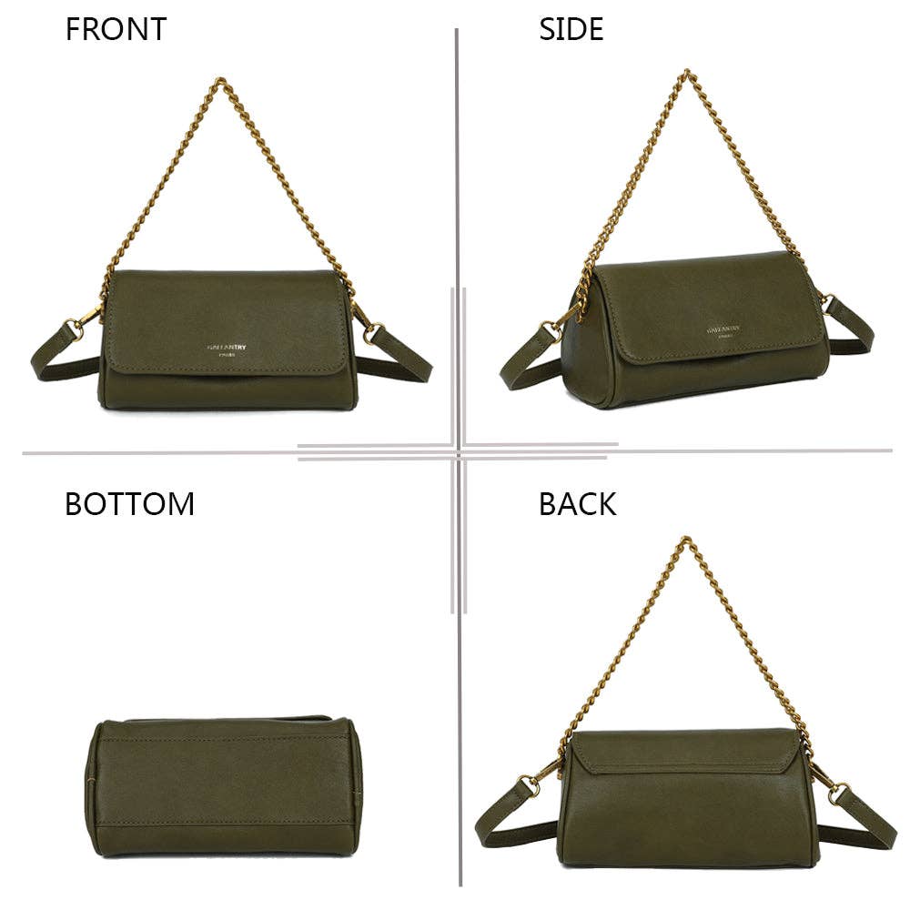 Le Malo crossbodytaske med guldkæde
