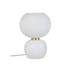 Adonis bordlampe lille hvid D20 H28 cm