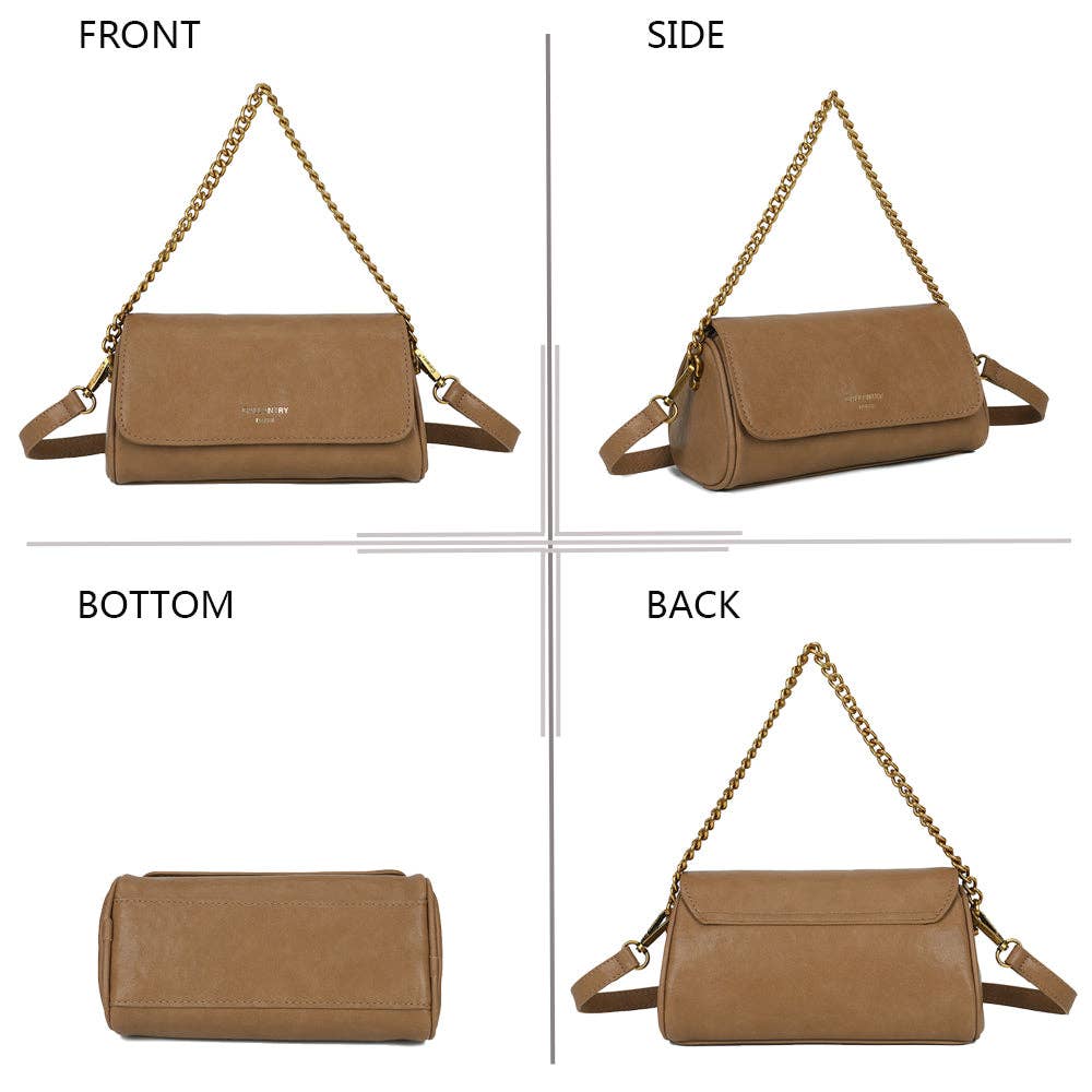 Le Malo crossbodytaske med guldkæde