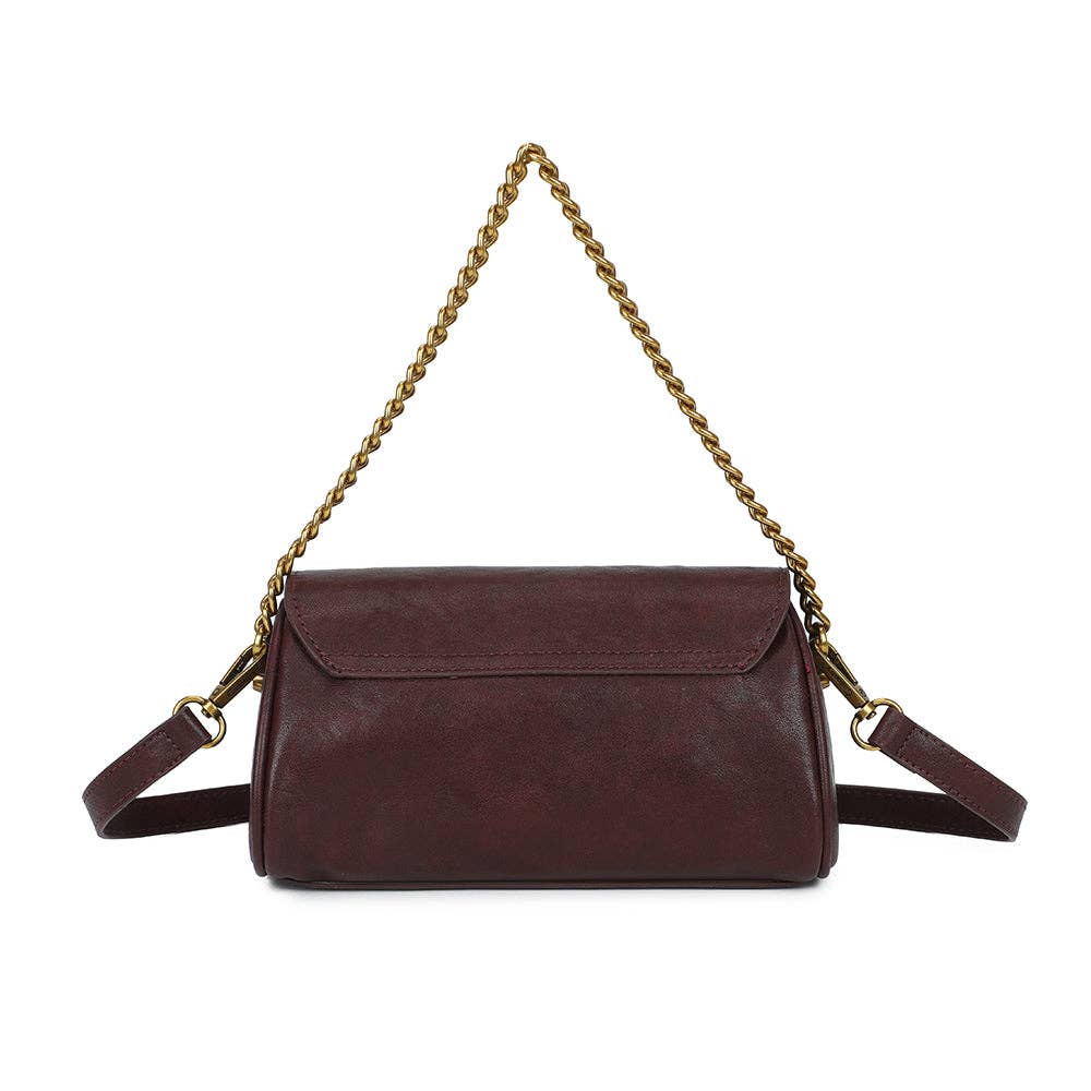 Le Malo crossbodytaske med guldkæde